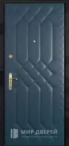 Входная дверь с отделкой винилискожая №13 внешняя - фото