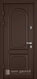 Дверь в дом с порошковым напылением и МДФ №23 внутренняя - фото