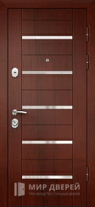 Входная дверь в квартиру с откосами №35 внешняя - фото