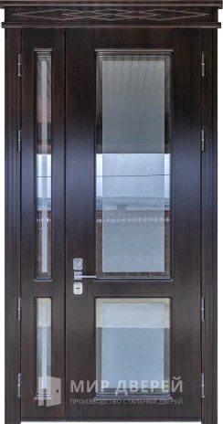 Фото «Двойная дверь входная в дом наружного открывания №27»